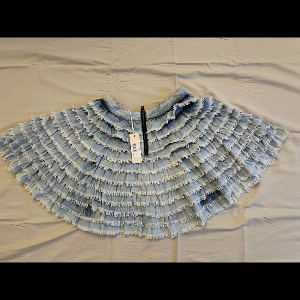 DIESEL denim layered skirt , brand new.